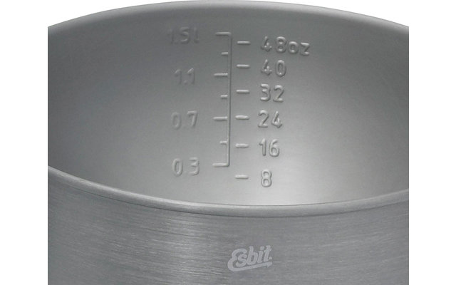  Esbit Spiritus-Kochset 2.35L - ohne Antihaftbeschichtung hardanodisiertes Aluminium