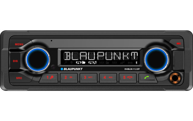 Blaupunkt Dublin 112 BT FM / AM radio incl. Bluetooth hands-free kit