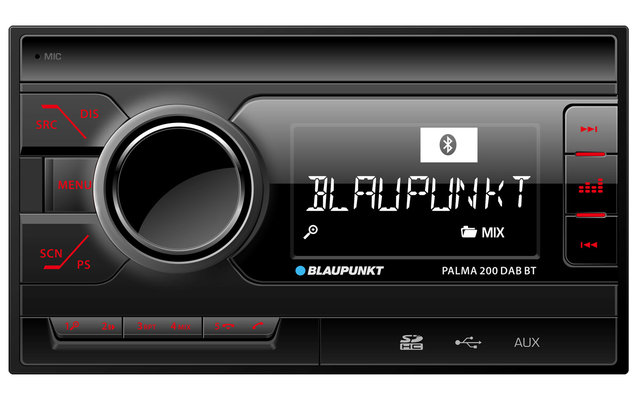Blaupunkt Palma 200 DAB BT DAB+ radio incl. CD-speler en Bluetooth handsfree systeem