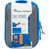 Sea to Summit Tek Towel badstof handdoek, XS, blauw