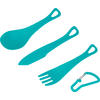 Sea to Summit Delta Cutlery Set Camping Cutlery 3 pcs. blue
