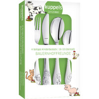Kuppels Bauernhoffreunde Edelstahl Kinderbesteck Set 4-tlg. 