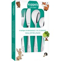 Kuppels Waldfreunde Edelstahl Kinderbesteck Set 4-tlg. 