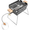 Knister Barbecue à gaz extensible / Barbecue au charbon de bois