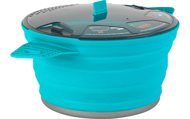 Sea to Summit X Pot collapsible pot 2.8 litres turquoise