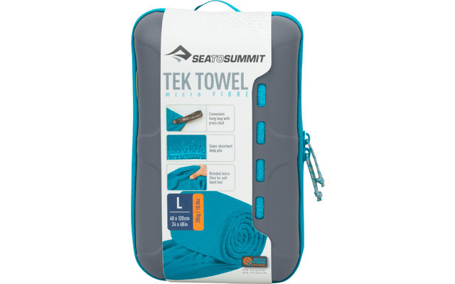 Sea to Summit Tek Towel Frottee-Handtuch, L, hellblau