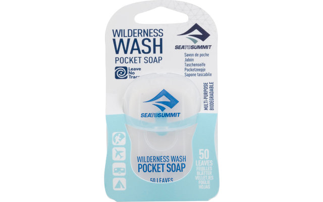 Sea to Summit Wilderness Wash Pocket Soap 50 Sheet Multipurpose Soap