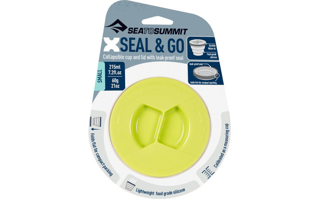 Sea to Summit X-Seal & Go Contenedor de Alimentos Pequeño Amarillo/Verde 215 ml