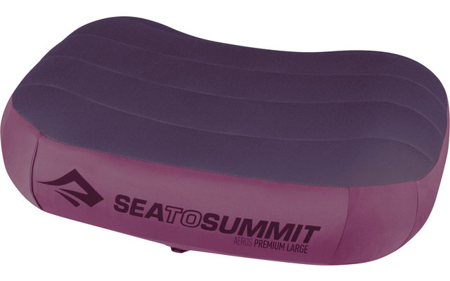 Sea to Summit Aeros Premium Pillow Oreiller de voyage large, magenta 42x30x13cm