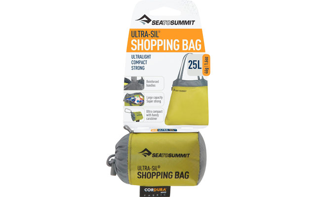 Sea to Summit Ultra-Sil Shopping Bag Shopping Bag Verde