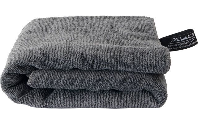 BasicNature Asciugamano Terry 85 x 150 cm grigio