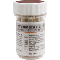 Origin Outdoors Wasserfeste Sturmstreichh&ouml;lzer in Dose 20 H&ouml;lzchen