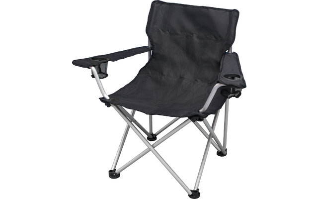 Chaise pliante Basic Nature Travelchair Komfort noire