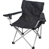 Basic Nature Travelchair holiday vouwstoel zwart