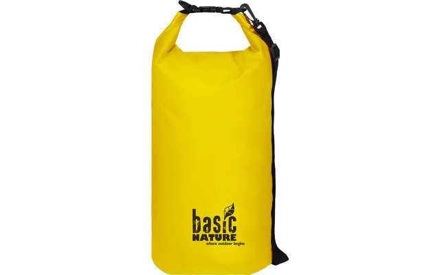 Basic Nature Sac de rangement 500D 10 litres jaune