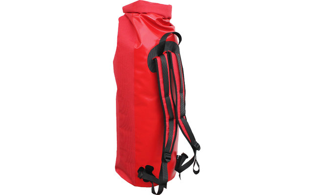 BasicNature duffel bag transport bag 40 liters black / red