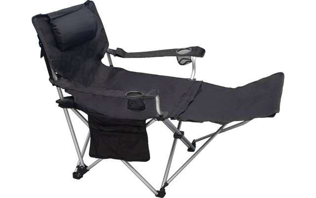 Basic Nature Travelchair luxury recliner black