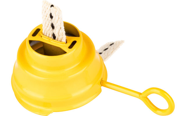 Fire hand colored burner with wick for fire hand 276 yellow