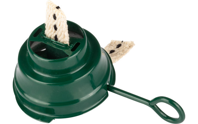 Fire hand colored burner with wick for fire hand 276 moss green