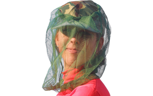 BasicNature Mosquito Hat Net No-See-Um oliva