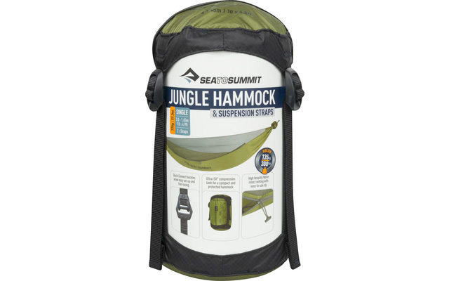 Sea to Summit Jungle Hammock Set con cinghie