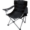 Chaise pliante Basic Nature Travelchair Holiday noire