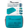 Sea to Summit Aeros Ultralight Pillow Deluxe Oreiller de voyage, bleu 56x36x14cm