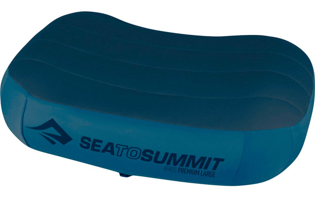 Sea to Summit Aeros Premium Kussen Reiskussen Groot, blauw 42x30x13cm