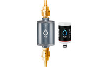Alb Filter® TRAVEL Nano Filtre à eau potable - Barrière contre les germes pour installation fixe | Avec raccord GEKA | Titane