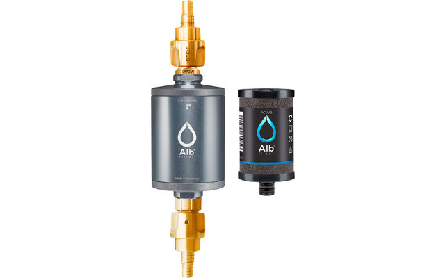 Alb Filter TRAVEL Active Trinkwasserfilter - Festeinbau - Mit GEKA Anschluss - Titan