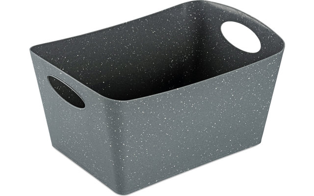 Caja de almacenamiento Koziol BOXXX M gris reciclado 3,5 litros gris oscuro