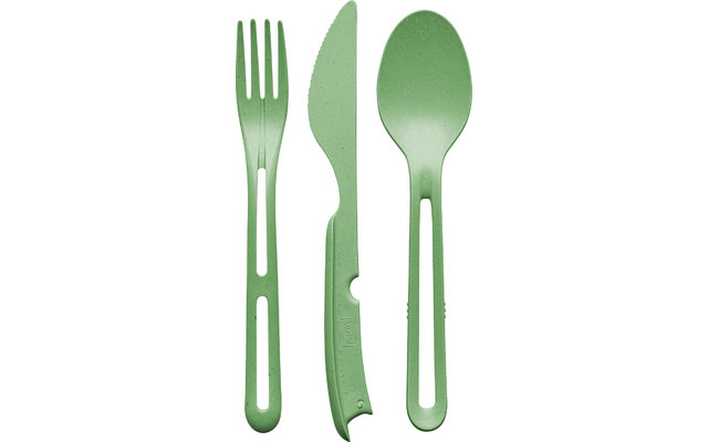 Koziol KLIKK Cutlery Set 3 pcs. Green