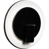 silwy® Clever Magnetic Hook incl. Metal Nano Gel Pad White / Black