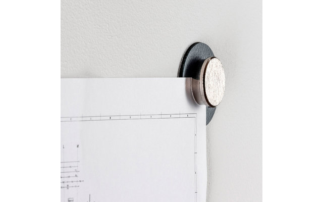 Silwy Smart Magnet Pins incl. Metal Nano Gel Pads Black