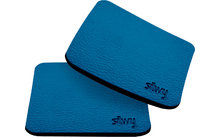 silwy® Metall Nano Gel Untersetzer eckig 8,3 x 8,3 cm Blau