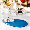 silwy® Metall Nano Gel Platzset Leder-Look 20 cm Blau