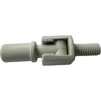 Berger Verbindungselement f&uuml;r Beinauflage 22 mm (2tlg.) wei&szlig;-grau