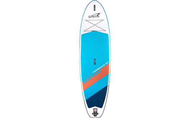 White Water Funboard 10'2" aufblasbares Stand Up Paddling-Board inkl. Paddel und Luftpumpe Oceanpetrol