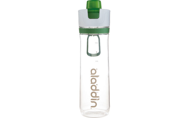 Aladdin Active Hydration Tracker Trinkflasche 0,8 Liter Grün