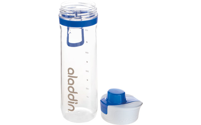 Aladdin Active Hydration Tracker Trinkflasche 0,8 Liter Blau