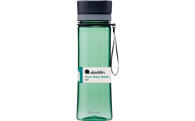 Botella de agua Aladdin Aveo de 0,6 litros verde albahaca