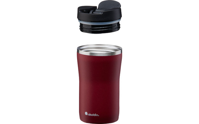 Mug isotherme en acier inoxydable 0,25 litre Aladdin Café rouge