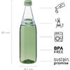 Botella de agua Aladdin Twist & Go 0,7 Litros Verde