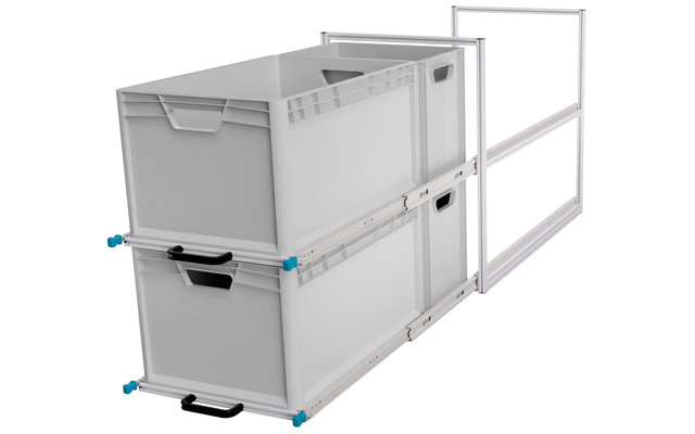 Sistema de estanterías extraíbles traseras para furgonetas SYS-Rack 94 x 49 x 70 cm