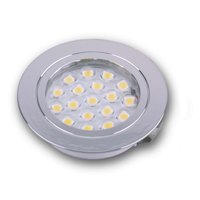 Dimatec Einbaustrahler LED 1,2 Watt  Chrom glänzend 