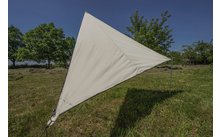 Bent Zip-Protect Canvas Single Verbindbares Sonnensegel  250 x 250 x 250 cm