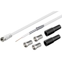 Goobay 100 dB Koax-Antennenkabel Set LNB-Anschlusskabel  10 m