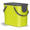 Rotho Albula recycling waste system 25 litres lime green