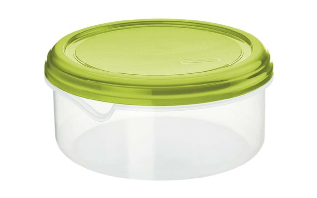 Rotho Fridge Jar rotondo/piatto Rondo 1,25 litri verde lime