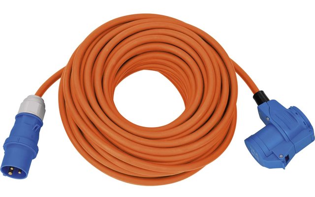 Brennenstuhl CEE extension cable with angle coupling orange 25 m